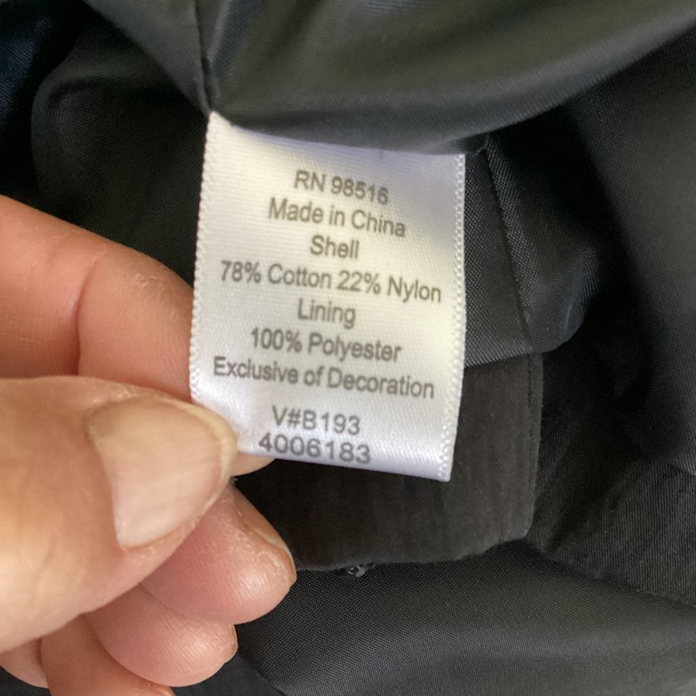 NWT Coldwater Creek Women's Bead Embellished Peplum Jacket in Black Size 14 - Picture 6 of 7